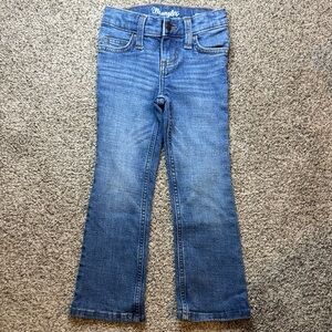 Wrangler Girls Classic Denim Boot Cut Jeans